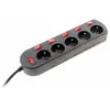 Bloc d'alimentation Zenitech BLOC 5 PRISES 16A AVEC INTERRUPTEURS