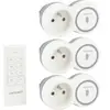Pack de 3 prises 2300W + télécommande - Blanc - Bolea - Zenitech