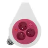 Mini enrouleur design 3 prises 7 mètres rose - Zenitech