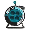 Enrouleur ménager ZENITECH 15m 3G1 mm² - Bleu