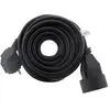 Rallonge électrique ZENITECH 5m - câble HO5VVF - 3G1.5 - Noir