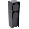 Borne de jardin à fixer 2x16A IP44 - Aluminium Noir - Zenitech