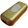 WEEKEND ZENITECH Interrupteur unipolaire luminescent - Or en