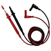 Zenitech Lot de 2 cordons pointe de touche Ø4mm avec fiche coudée : 1 rouge + 1 noir - Zenitech