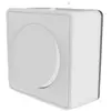 Bouton poussoir 10A en saillie silver - gamme Vulco - Zenitech