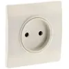 ZENITECH Prise 2P 16A borneauto vis + griffes Diwone blanc