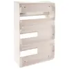 ZENITECH Coffret électrique nu/à équiper 3 rangées 39 modules blanc