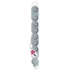 Home Bloc multiprises parafoudre 8 prises 16A avec interrupteur silver
