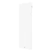 THERMOR Radiateur chaleur douce connecté Kenya 4 vertical 1500W Blanc - corps de chauffe en fonte, boitier de commande digital et fabricatio