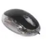 CUC Mini souris optique lumineuse budget - Noire USB