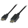 Protect Expert DP1.2 vers HDMI1.4 noir - 2m (2 m), Câble vidéo, Noir
