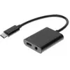 Adaptateur USB-C vers USB-C + Jack 3.5 mm