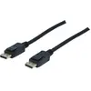 OEM Câble DisplayPort 1.4 2 mètres. (2 m), Câble vidéo, Noir