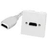 exertis Connect - Câble HDMI - HDMI femelle pour HDMI femelle - 10 cm
