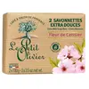 Le Petit Olivier - 2 Savonnettes Extra Douces - Fleur de Cerisier 2 x ...