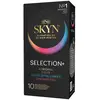 SKYN Selection+: 10 préservatifs sans latex pour hommes / 4 Original, 2 Elite, 2 Elite Extra Lubrifié, 2 Intense Feel/Technologie SKYNFEEL