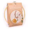 GRAINE CREATIVE Kit DIY Punch Needle - Broderie Line Art - Ø 25 cm