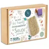 Graine Créative DIY-Kit Maak je Eigen Duurzame Zelfgehaakte Jute Zeepzakje (haken pakket)