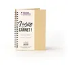 CARNET KRAFT SPIRALES PAPIER NOIR 130x180 MM