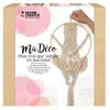 Kit macramé - Ivoire - Suspension cercle en bambou - 26 x 70 cm - Décoration bohème - DIY
