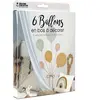 Graine Creative GC Houten Ballonnen Set 6 stuks