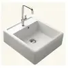 Évier timbre doffice granit blanc cassé Kümbad KIWI 1 bac 595x630