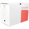 Pergamy 5 Star archiefdoos formaat 25x33x20 cm rood