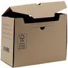 Merkloos / Sans marque Transfer archiefdoos formaat A4 rug van 15 cm bruin