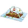Tapis d'éveil Chouette - LUDI - Dès la naissance - 3 hochets amovibles - Garçon & fille - 107 x 87 cm