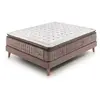 Ensemble matelas et sommier Fdl-e PACK BOUTONNIER 140x190 sans pieds