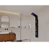 SHOWER DESIGN Colonne de douche balnéo thermostatique à leds FELICITA - 20*165cm - Noir