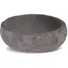 VENTE-UNIQUE Vasque de salle de bain en pierre de rivière STONE - Couleur grise