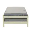 LEQUAIDESAFFAIRES Lit empilable JONAS - Naturel - 90x190 cm - Lot de deux lits - 2 sommiers