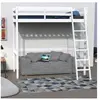 LEQUAIDESAFFAIRES Lit mezzanine STUDIO 90x190 + 1 sommier / Blanc L189xP147xH191
