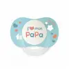 Luc et Léa Sucette essentiel j'aime Papa +18M