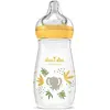 Biberon Luc et Léa - Plastique Jaune - Éléphant - Anti-colique - 270ml