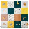 FORMULA BABY Tapis d'éveil XL Safari 100 x 100 cm, sac de rangemet inc...