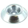 JARDIN PRATIQUE Coupelle d'appui en acier - Alésage 8 mm - ø 85 mm
