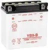 Batterie plomb TASHIMA renforcée 12V, 9A. L: 135, l: 75, H: 139mm, + à...