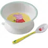 Petit Jour Paris peppa pig schaaltje met zuignap en lepeltje