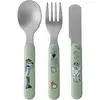 Petit Jour Paris ERNEST ET CÉLESTINE - SET DE 3 COUVERTS - inox/plastique abs - 11 x 19 x 2 - ENFANT