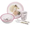 Coffret repas Ernest et Célestine rose (5 pièces)
