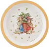 Assiette bébé Pierre Lapin abricot (18 cm)