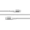 Câble Lightning FORCE POWER vers USB-C Renforcé 2m Blanc