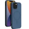 Coque BIGBEN CONNECTED iPhone 14 Plus MagSafe silicone bleu