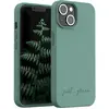 Coque pour iPhone 14 Recyclable Biodégradable Just Green vert foncé