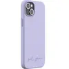 Coque pour iPhone 14 Plus Recyclable Biodégradable Just Green lavande