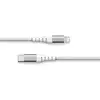Câble Lightning FORCE POWER vers USB-C Renforcé 1.2m Recyclé Blanc