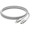 CABLE FORCE POWER 60W 2m Lightning MFI / USB-C MFI Blanc