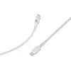 Câble tressé BigBen Connected USB-C vers Lightning 1,2 m Blanc